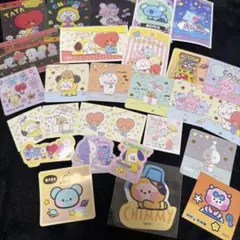 BT21 シール　カード　セット