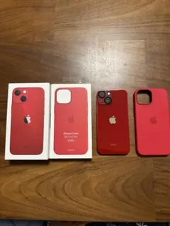 美品　iPhone 13 mini (PRODUCT(RED))本体128GB