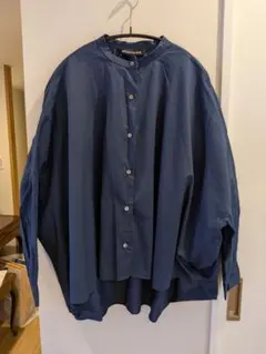 mizuiro ind ネイビー 長袖シャツ
