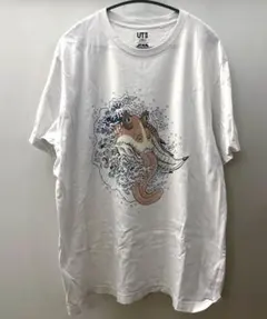 スターウォーズ　ジャージャー　Tシャツ　ユニクロ UT　メンズ　ホワイト　XXL