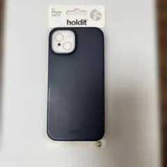 holdit iPhone 14/13用シリコンケース ネイビー