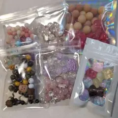 ビーズセット 多色 さまざまな形 まとめ売り