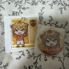 にじさんじ　J1くじ　伏見ガク　缶バッジ　アクリルキーホルダー