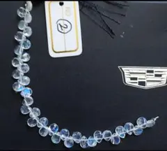 ② 小粒 レインボームーンストーン スムース ペア シェイプ