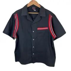 90s HILTON CORPORATE CASUALS ボーリングシャツ L