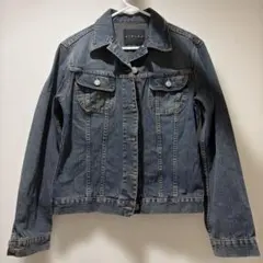 SISLEY ダークブルー デニムジャケット 春服