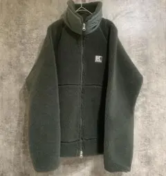 【美品】Helly Hansen フリースジャケット ダークグリーン
