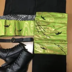 ☆sale☆蝙蝠と柳＊派手派手ロックが似合う＊名古屋帯のサムネイル