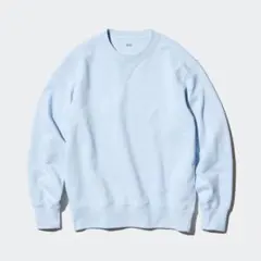ユニクロ UNIQLO スウェットシャツ ライトブルー Mサイズ
