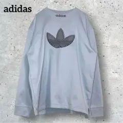 adidas アディダス　トレフォイルロゴ　スウェット　トレーナー　ストリート