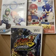 マリオストライカーズチャージドとマリオカートwii北京オリンピックマリオソニック