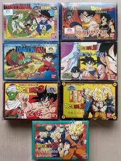 ドラゴンボールシリーズ７作品②【中古美品・完品・FC日本版】