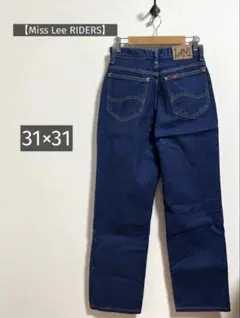 【Miss Lee RIDERS】レディース 濃紺 デニム 31×31 美品のサムネイル