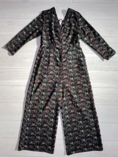 SLY 花柄 Vネック オールインワン 美品