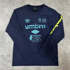 アンブロ　umbro 長袖Tシャツ　古着　ネイビー　XL スポーツミックスのサムネイル