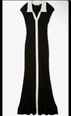 snidel 新品タグ付き　フロントボタンノースリニットワンピ