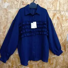 新品calcar フリルブラウス