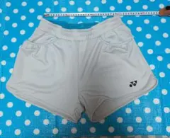 YONEX テニス　バドミントン　ショートパンツ ライトグレー