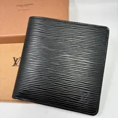 【未使用級】ルイヴィトン　折り財布　マルコ　エピ　ブラック