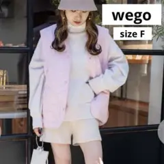 WEGO キルティングベスト ピンク　軽量　可愛い　レイヤード　韓国ファッションのサムネイル