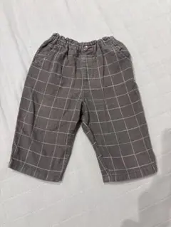tete a tete グレー チェック柄 パンツ サイズ80