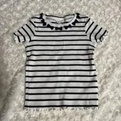 anyFAM ストライプ Tシャツ 110cm 半袖