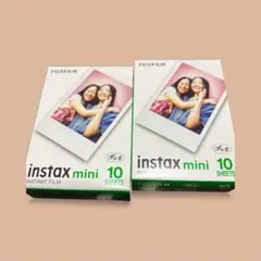 FUJIFILM instax mini インスタントフィルム 10枚入り✖️２箱