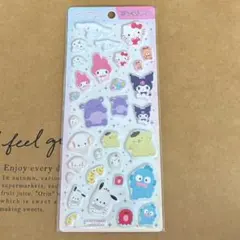 山野紙業　正規品　サンリオ　ぷっくりシール　シナモロール　こぎみゅん　ほっぺつん