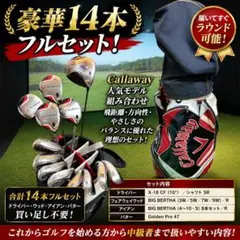 キャロウェイ ビッグバーサ メンズ ゴルフクラブ 初心者 入門 R 右 14