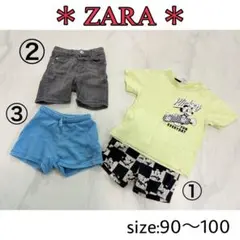 【ZARA ベビー 95 90 100 美品 セットアップ ディズニー ミッキー