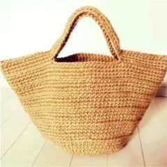 麻ひもバッグ かごバッグ