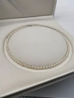 SILVER アコヤパールネックレス　本真珠