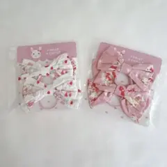 【クーラクール】パフェ柄ෆ‪ヘアゴム2点セット