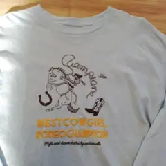 WESTOVERALLS　ロングtシャツ カウガール