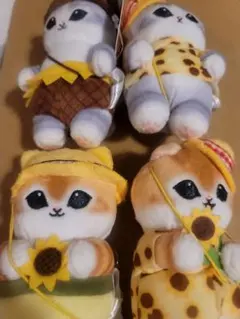 モフサンド mofusand ひまわりにゃんマスコット 4種セットのサムネイル