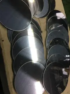 直径85mm、88.5mm各10枚ずつステンレス丸板　厚さ1mm