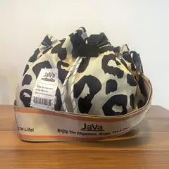 mogurin様専用JaVa ジャバ レオパード ショルダーバッグ 巾着 汚れ有