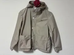 ベージュ フード付きジャケット マウンテンパーカー