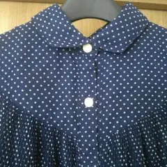 昭和レトロ　ドット柄　ワンピース　マタニティ用