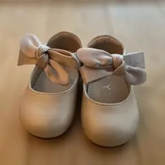 1回のみ着用　美品　リボン付きフォーマルシューズ
