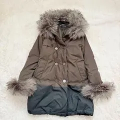 高級感✨グレースコンチネンタル　ラクーンファー　ダウンコート　日本製　36