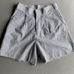 stripe slacks baggy shorts Cityboy jorts - メルカリ