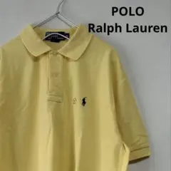 新品90s POLO Ralph Lauren 半袖ポロシャツ クリームイエロー