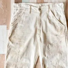 70s 80s ヴィンテージ ペインターパンツ W32 ペンキ 古着 ボロの美学