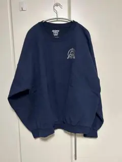 GILDAN ネイビー スウェット トレーナー　ボックスシルエット　XL
