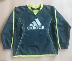 adidas ウィンドブレーカー 130 黒/黄