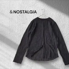 & NOSTALGIA シアーニット プルオーバー　Mのサムネイル