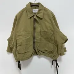 DRESS X MONSTER カーキ ミリタリージャケット　ポケット