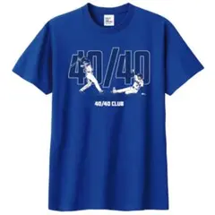 SHOHEI OHTANI 40/40 Tシャツ M ロイヤルブルー