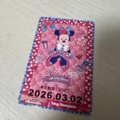【ディズニー】リゾートラインフリーきっぷ　ミニーのファンダーランド